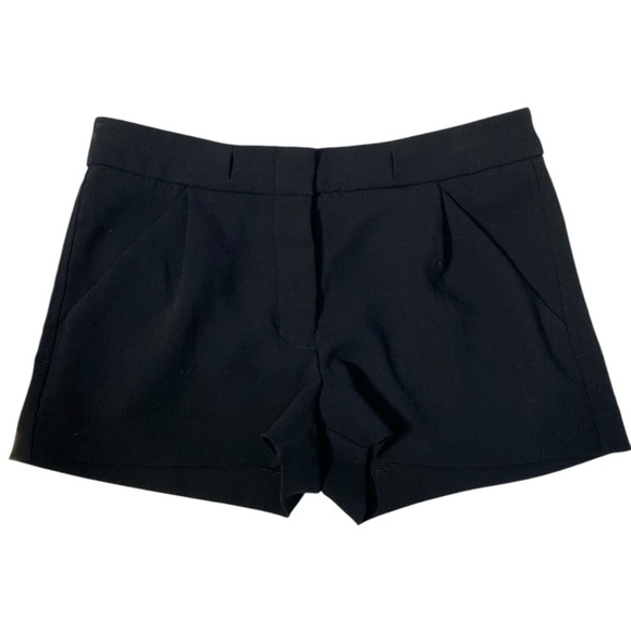 Aritzia Wilfred Black Exergue Shorts Size 4 Missing Bow String Mini Shorts - Picture 4 of 9